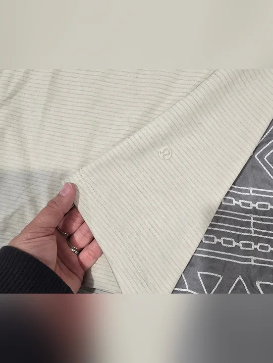 Lululemon Mens Performance Striped Polo Size Small - Picture 4 of 4